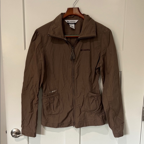 Columbia Women's Lightweight Utility Jacket in Brown Sz L - Picture 1 of 10